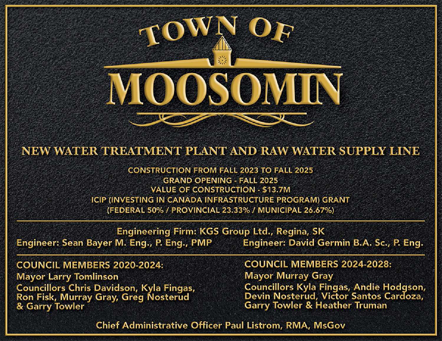 Water plant plaque